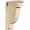 Ekena Millwork Alpine Rough Sawn Corbel w/Backplate, Douglas Fir, 6"W x 12"D x 20"H COR06X12X20ALP01RDF - alternate 1